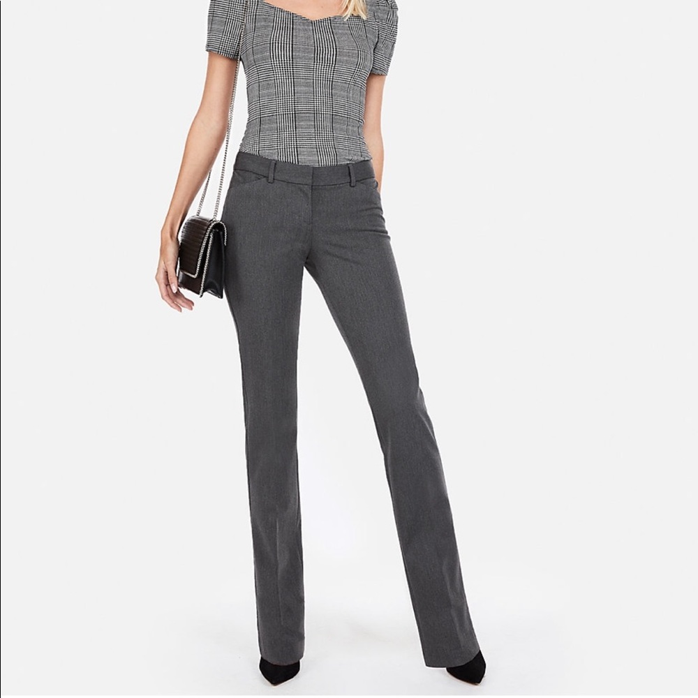 Dark Gray Express Editor Pants